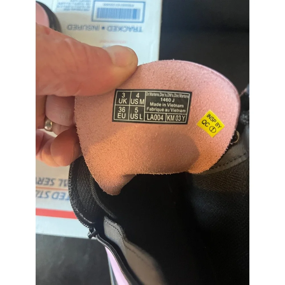 Dr. Martens 1460‎ J Pink Patent Leather